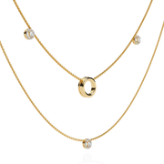 Regal Bypass Framework Necklace (NK14010)