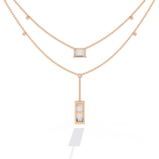 Beautiful Pavé Skeleton Necklace (NK14016)