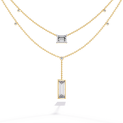 Beautiful Pavé Skeleton Necklace (NK14016)