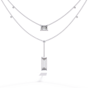 Beautiful Pavé Skeleton Necklace (NK14016)