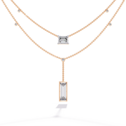Beautiful Pavé Skeleton Necklace (NK14016)