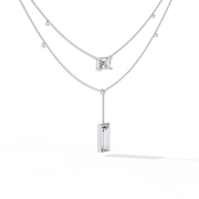 Beautiful Pavé Skeleton Necklace (NK14016)