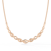 Breathtaking Split-Shank Skeleton Necklace (NK14019)