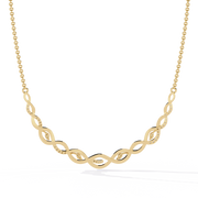 Breathtaking Split-Shank Skeleton Necklace (NK14019)