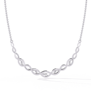 Breathtaking Split-Shank Skeleton Necklace (NK14019)