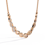 Breathtaking Split-Shank Skeleton Necklace (NK14019)