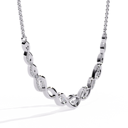 Breathtaking Split-Shank Skeleton Necklace (NK14019)