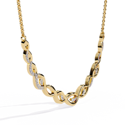 Breathtaking Split-Shank Skeleton Necklace (NK14019)