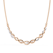 Breathtaking Split-Shank Skeleton Necklace (NK14019)