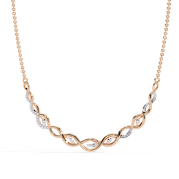 Breathtaking Split-Shank Skeleton Necklace (NK14019)