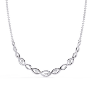 Breathtaking Split-Shank Skeleton Necklace (NK14019)