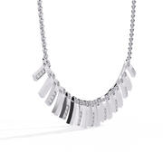 Twinkling Butterfly Flame Necklace (NK14020)