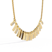 Twinkling Butterfly Flame Necklace (NK14020)