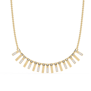 Twinkling Butterfly Flame Necklace (NK14020)