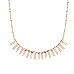 Twinkling Butterfly Flame Necklace (NK14020)