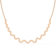 Captivating Heart Bone Necklace (NK14021)
