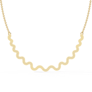 Captivating Heart Bone Necklace (NK14021)