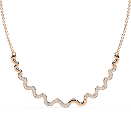 Captivating Heart Bone Necklace (NK14021)