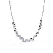Captivating Heart Bone Necklace (NK14021)