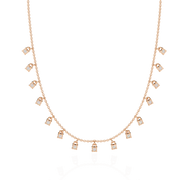 Twinkling Flower Nerve Necklace (NK14022)