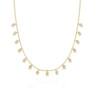 Twinkling Flower Nerve Necklace (NK14022)
