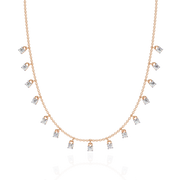 Twinkling Flower Nerve Necklace (NK14022)