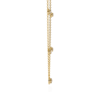 Twinkling Trellis Flame Necklace (NK14024)