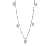 Twinkling Trellis Flame Necklace (NK14024)