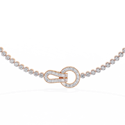 Sublime Knot Muscle Necklace (NK14028)