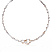 Sublime Knot Muscle Necklace (NK14028)