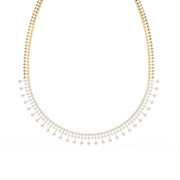 Alluring Infinity Shadow Necklace (NK14033)