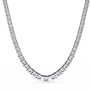 Glistening Flower Form Necklace (NK14037)