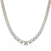 Glistening Flower Form Necklace (NK14037)