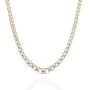 Glistening Flower Form Necklace (NK14037)