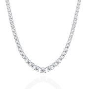 Glistening Flower Form Necklace (NK14037)