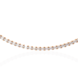 Sparkling U-Prong Shape Necklace (NK14039)