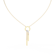 Glorious Criss-Cross Body Pendant (PN14049)