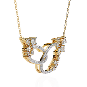 Sparkling Branch Adoration Pendant (PN14053)